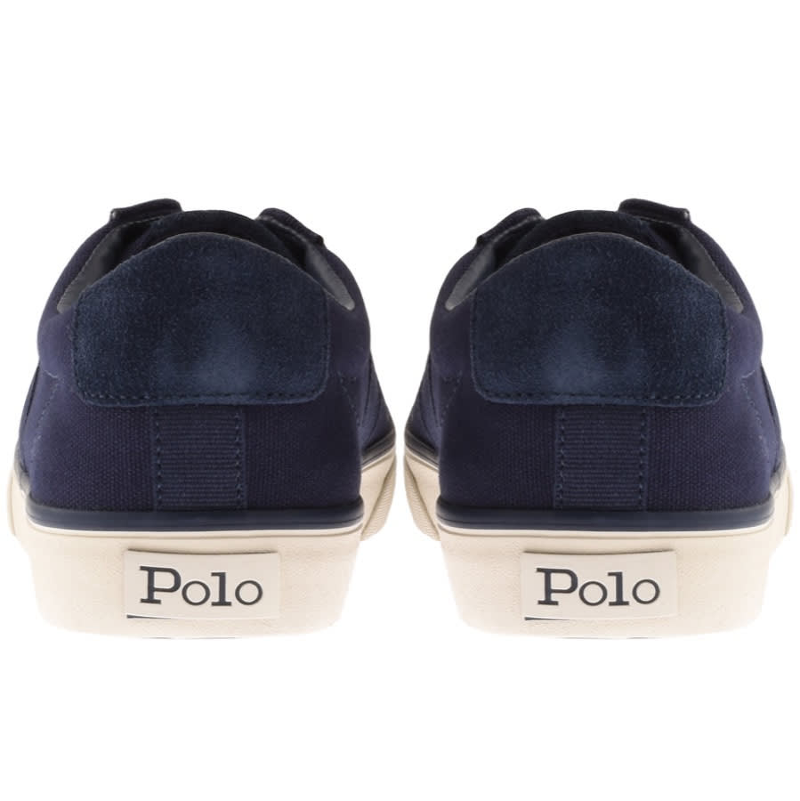 Alternative Image for ProductRalph Lauren Sayer Canvas Trainers Navy2